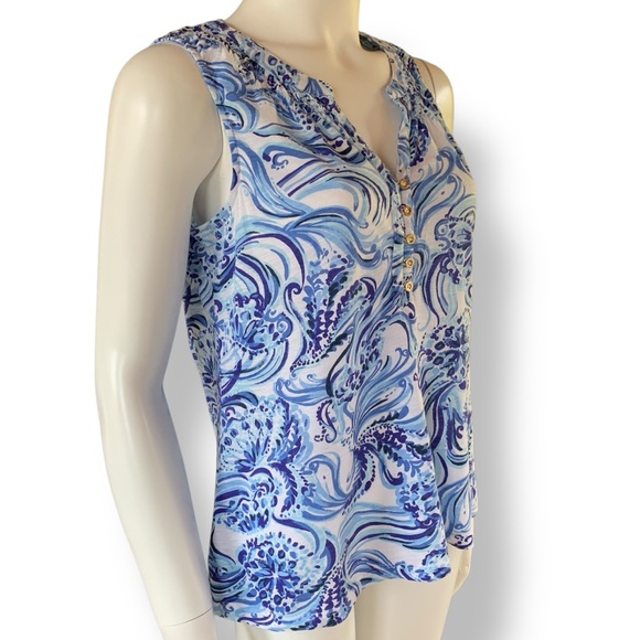 Lilly Pulitzer cotton tank top size small - Picture 6 of 10